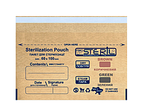 Крафт пакет для стерилизации 60х100мм – 100 шт