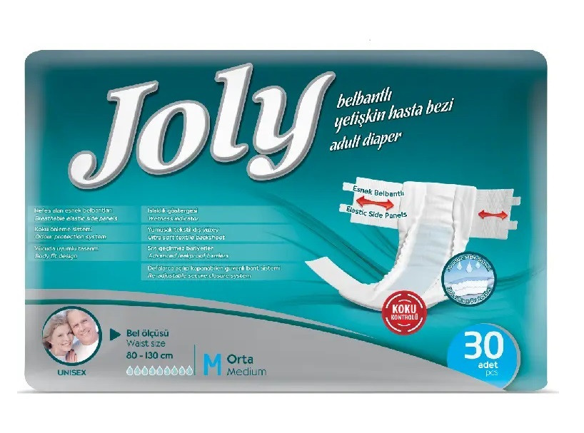 Підгузки для дорослих Joly 2 Medium 30 шт 9 крапель, фото 1