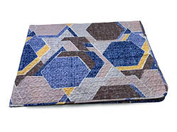 Ковдра-Покривало поліестер (П-912) Leleka-Textile 140х205 кольорова (1893/6451)