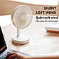 Портативний вентилятор WT-F52 білий, фото 3