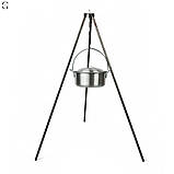 Алюмінієвий казан з дужкою та кришкою 3,0 л (23,5×12 см) для приготування страв на плиті та в поході, фото 8