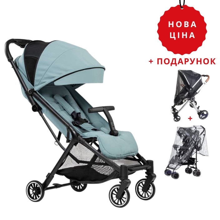 Коляска для дитини прогулянкова FreeON RENO dusty green