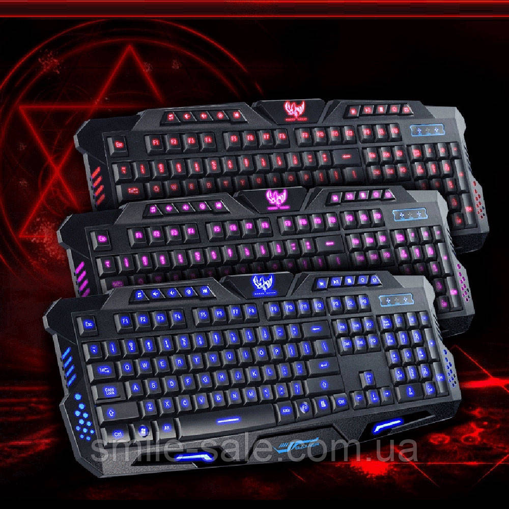 Ігрова Клавіатура з підсвіткою Tricolor M200