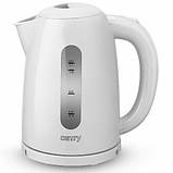 Чайник електричний Camry CR 1254 white 1,7L, фото 3