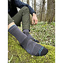 Шкарпетки водонепроникні Dexshell Running Lite 2.0 Socks, сірі, розмір L (43-46), фото 4