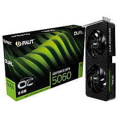 Відеокарта GF RTX 5060 8GB GDDR7 Dual OC Palit (NE75060S19P1-GB2063D)