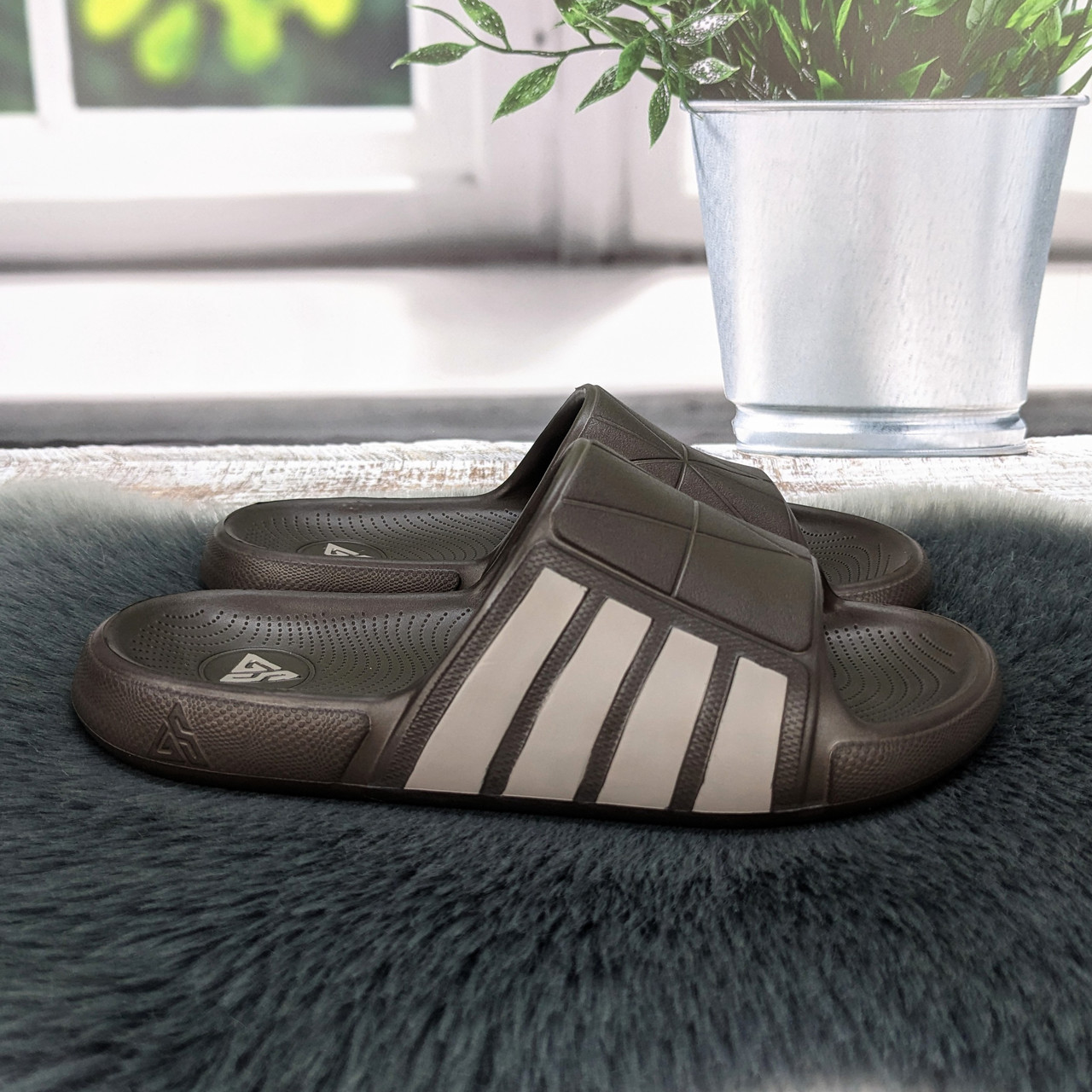 Шльопанці жіночі Gipanis коричневі пінкові сланці 4919, фото 1