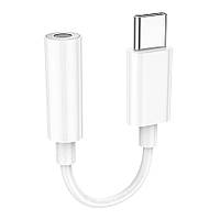 Переходник Hoco LS35 Type-C to AUX 3.5mm (female) 8cm