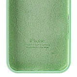 Чохол Silicone Case Full Protective (AA) для Apple iPhone 16e (6.1") Зелений / Pistachio, фото 5