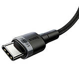 Дата кабель Baseus Cafule Type-C to Type-C PD2.0 100 W (2m) (CATKLF-AL), фото 5