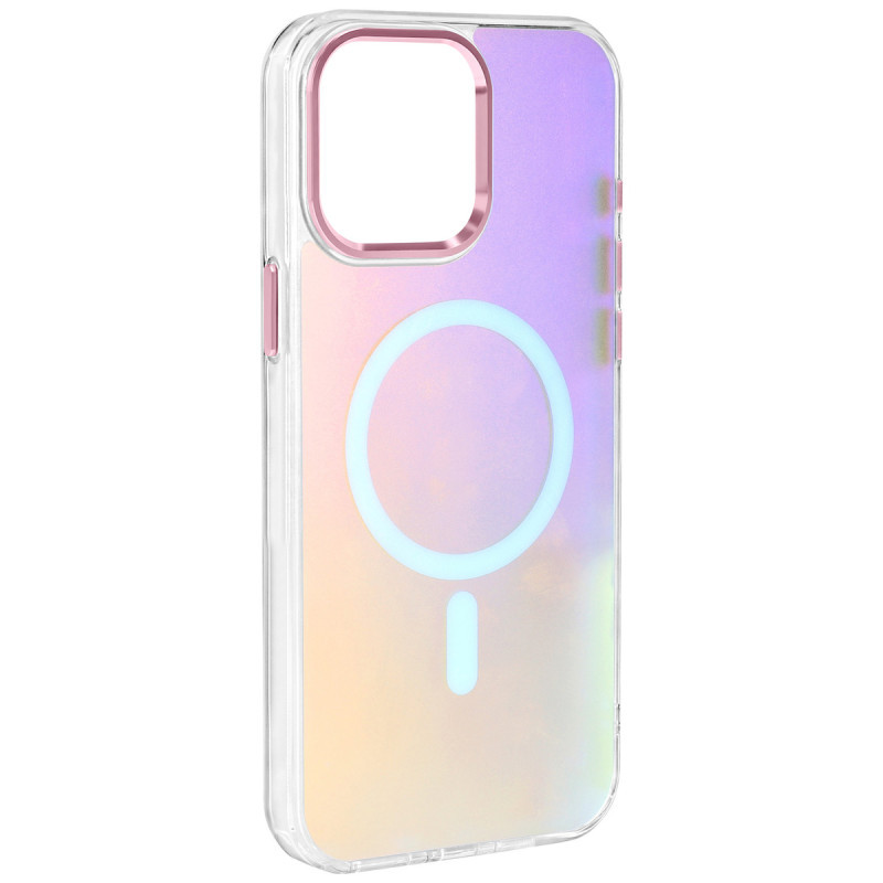 Чохол TPU Lunar Glow (MagFit) для Apple iPhone 15 Pro Max (6.7") Baby Pink