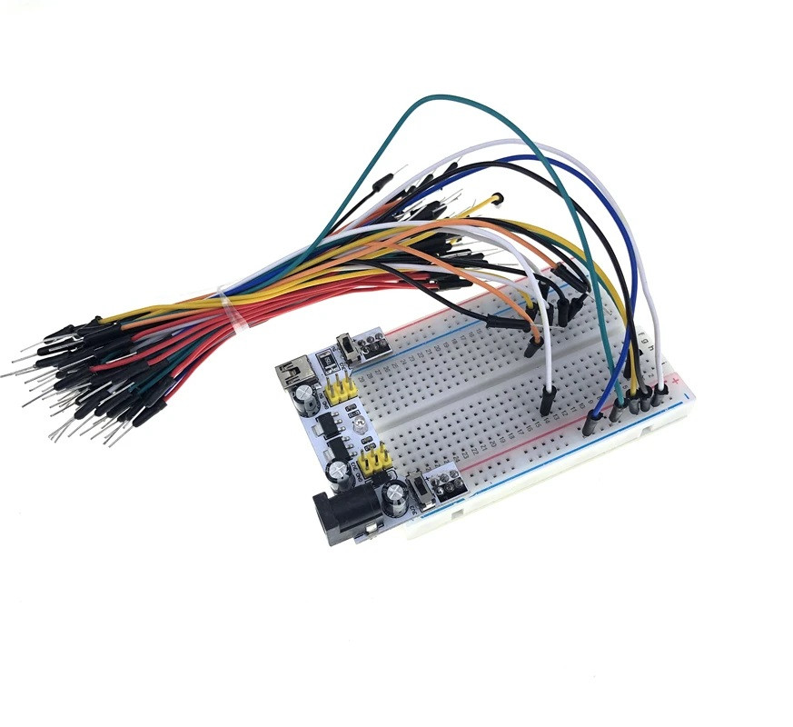 Плата макетна SYB-400 Kit, комплект з блоком живлення та конекторами, для Arduino та DIY проектів