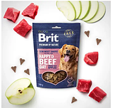 Ласощі для собак Brit Premium Semi-moist Snacks 180 г яловичина та яблука, фото 3