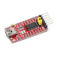 USB - TTL конвертер FT232RL 3.3/5В miniUSB (UART RS232 TTL)