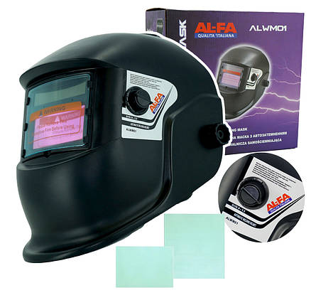 Зварювальна маска хамелеон AL-FA ALWM01, фото 1