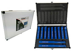 Набір токарних ножів 20х20 мм 11 шт в кейсі Silver S10885