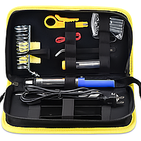 Паяльний набір інструментів OEM ESI-01k з регулюванням температури| Набір для паяння з футляром та аксесуарами, 60Вт