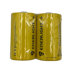 Батарейка ENERLIGHT R20 (тип D) 1.5V - лужна 3500 мАг, продаж 1 шт, без заводської упаковки