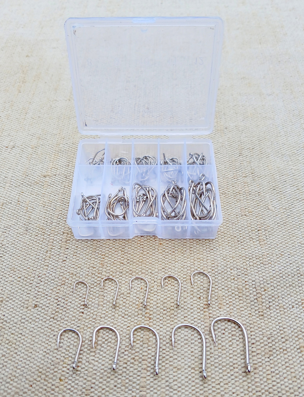 Набір гачків у коробці 100шт. №3-12