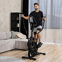 Орбітрек магнітний Hop-Sport HS-450B Dynamic чорно-золотистий, фото 3