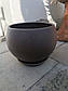 Горшок керамический Шар крошка сірий 4.1л., фото 2