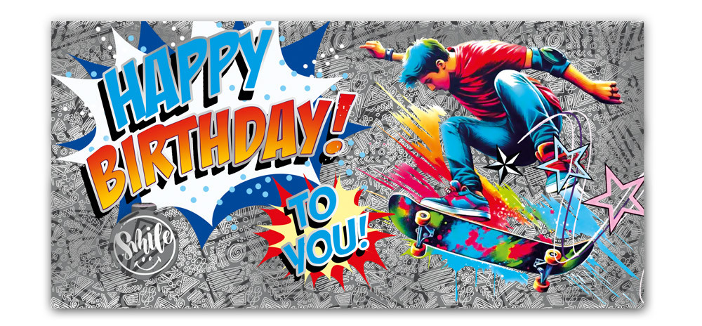 Конверт для грошей дитячий "Happy Birthday!", № 2829