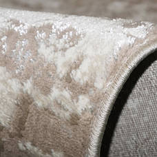 Сучасна килимова доріжка ширина 2м LEVADO 03889A L.Beige/White, фото 5