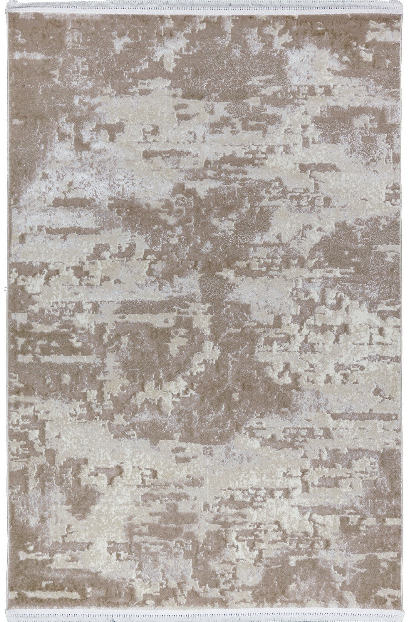 Сучасний бежевий килим LEVADO 03889A L.Beige/White