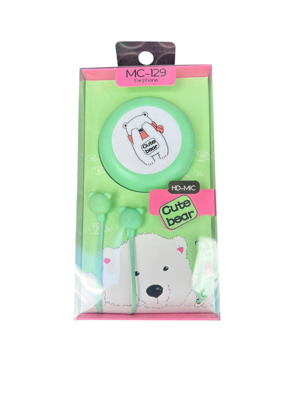 Наушники вкладыши с микрофоном MC-129 (200)