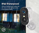 Акумуляторна IP-камера безпеки з SIM-картою LS VISION BC2-4G 4MP. UBox, фото 5