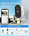 Акумуляторна IP-камера безпеки з SIM-картою LS VISION BC2-4G 4MP. UBox, фото 4