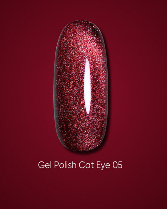 DARK GEL POLISH CAT EYE 05, 10 ML