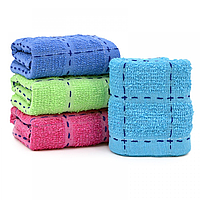 Кухонна махрова серветка 25х50 см без вибору кольору, ціна вказана за 1 шт.