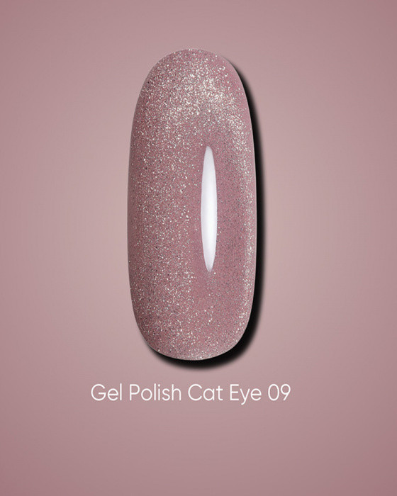 DARK GEL POLISH CAT EYE 09, 10 ML, фото 1