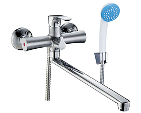 Змішувач для ванни з душовою лійкою ZERIX FAB-7 хром (ZX3054) картридж