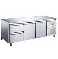 Стіл холодильний GoodFood GF-GN3110TN-HC дві шухляди
