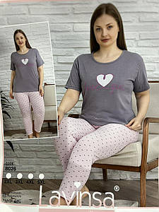 Жіноча піжама великих розмірів