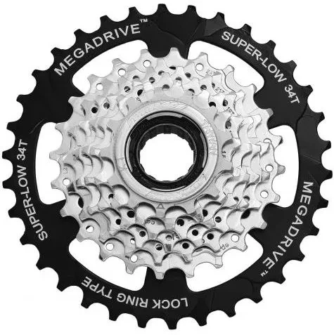 Трещітка Sun Race MFM4S 7CV 7-швид 13-34Т Zinc/Black Art FM4S.7CV0.US3.BX