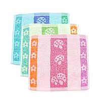 Кухонное махровое полотенце 25х25см без выбора цвета, цена указана за 1 шт