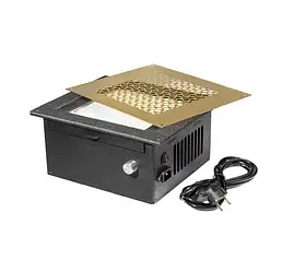 Манікюрна врізна витяжка-пилосос Mirateli SV 500 BLACK (решітка Gold) з фільтром ХЕПА