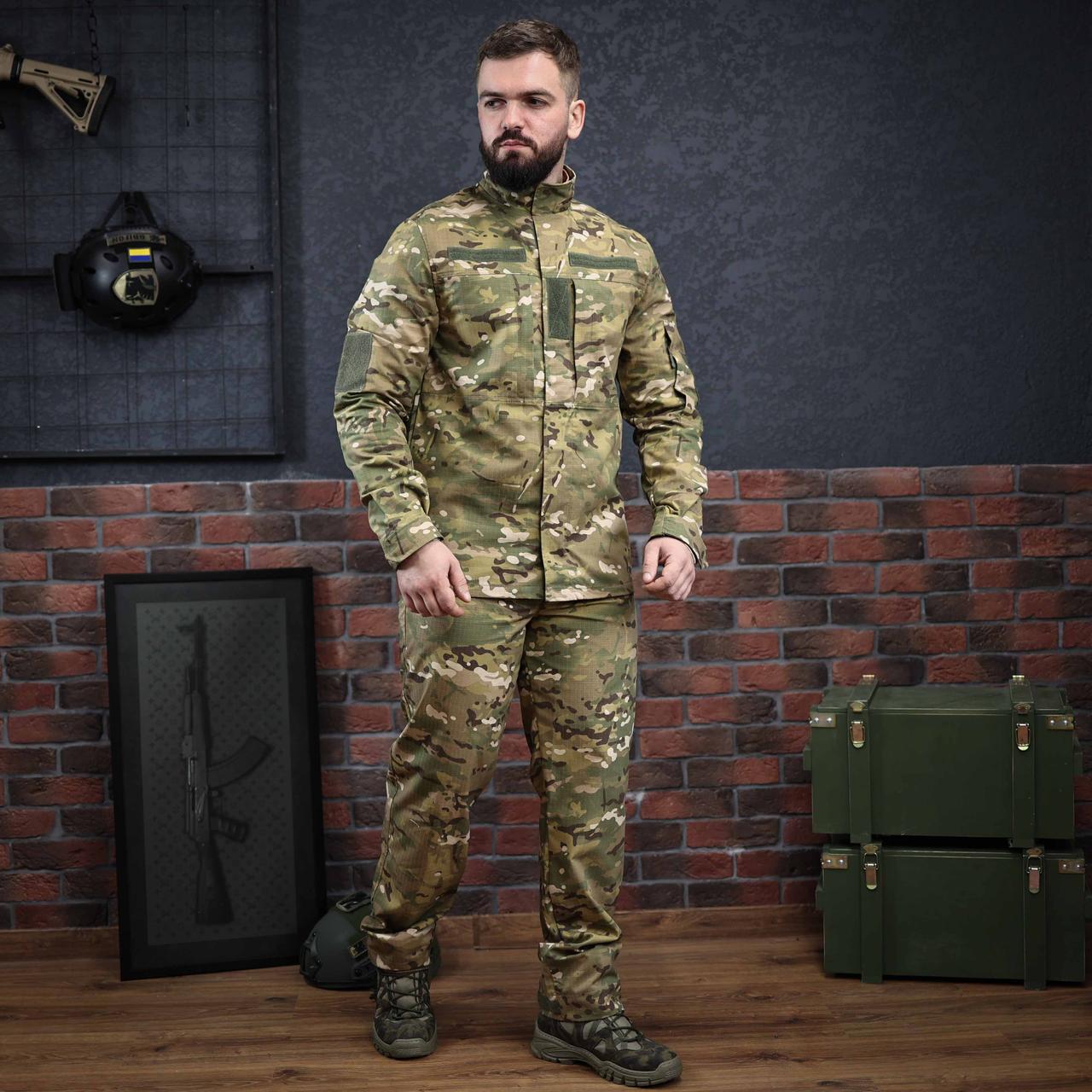 Військова тактична форма Grifon Target базовий мультикам ріп-стоп (ЧСМ-24)