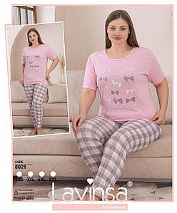 Жіноча піжама Туреччина, розміри 2XL-5XL, комфортна посадка