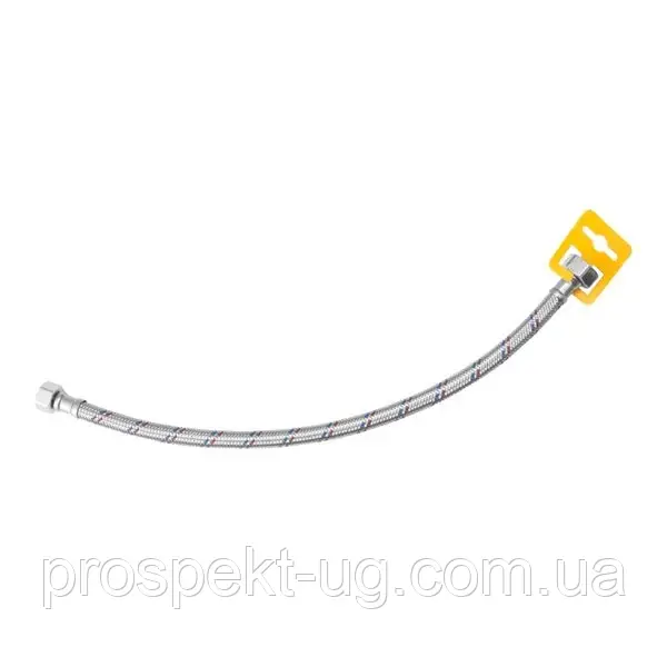 Шланг Ду15 (1/2") водопровідний гнучкий 100см В-В 1/2"