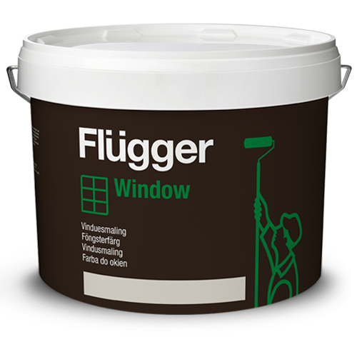 Фарба для віконних рам і дверей Flugger Window (Base 3) 2,8л
