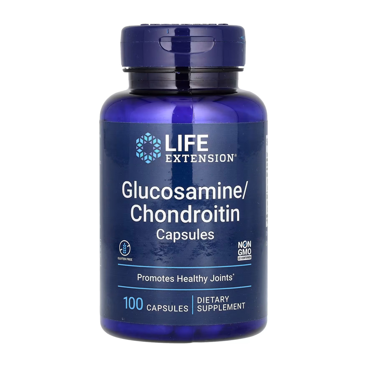 Глюкозамін з хондроїтином Life Extension Glucosamine Chondroitin 100 капсул, фото 1