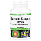 Natural Factors, фермент лактаза, 9000 FCC ALU, 60 капсул