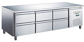 Стіл холодильний GoodFood GF-GN3160TN-HC шість ящиків