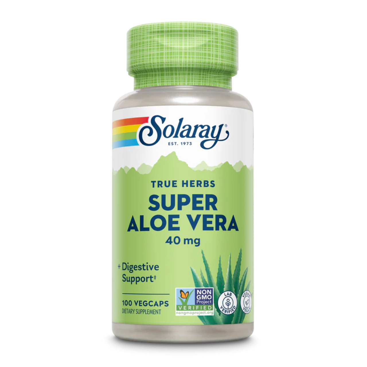 Концентрат гелю з алое віра Super Aloe Vera 40мг 100 капсул, фото 1