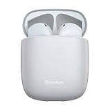 Наушники Bluetooth Baseus Encok True Wireless Earphones W04 Pro (NGTW150002 NGW04P-02) белые, фото 3