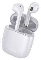 Наушники Bluetooth Baseus Encok True Wireless Earphones W04 Pro (NGTW150002 NGW04P-02) белые